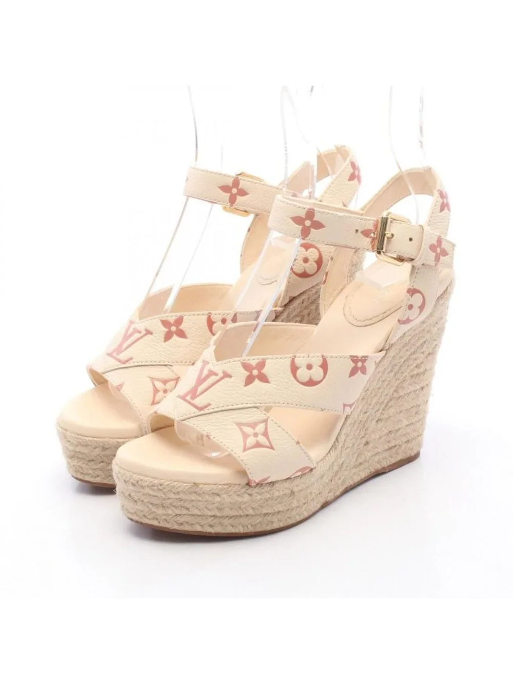 Louis Vuitton Sandals Star Board Line Espadrilles Leather Shoes